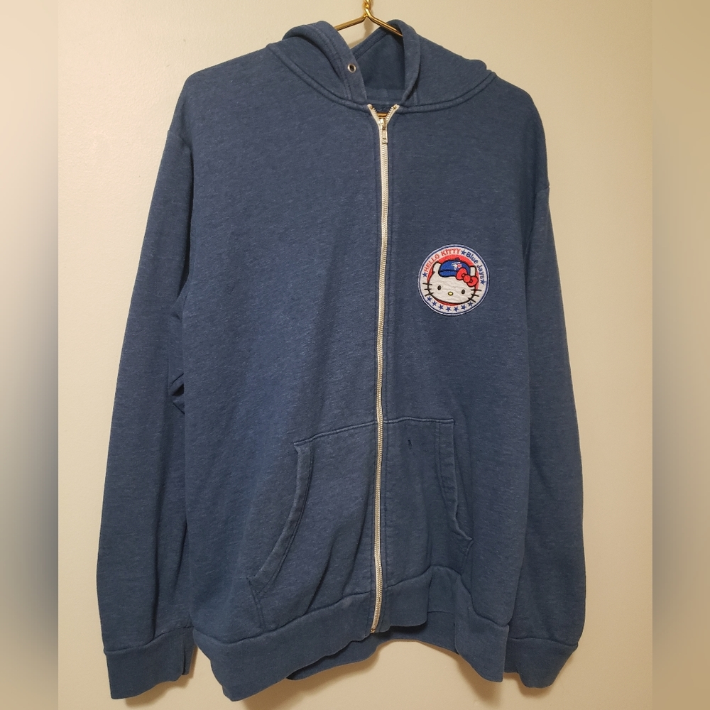 Hello Kitty Blue Jays Patch Hoodie XXL